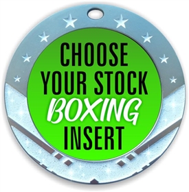 Boxing Full Color Insert Medal