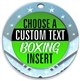 Boxing Full Color Custom Text Insert Medal