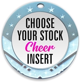 Cheer Full Color Insert Medal