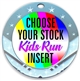 Kids Run Full Color Insert Medal