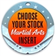 Martial Arts Full Color Insert Medal