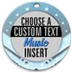 Music Full Color Custom Text Insert Medal