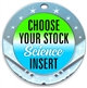 Science Full Color Insert Medal