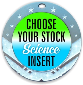 Science Full Color Insert Medal