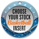 Basketball Full Color Insert Medal