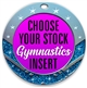 Gymnastics Full Color Insert Medal