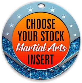 Martial Arts Full Color Insert Medal