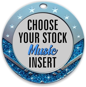 Music Full Color Insert Medal