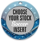 Soccer Full Color Insert Medal