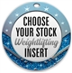 Weight Lifting Full Color Insert Medal