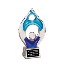 Art Glass Award | Glass Art Sculpture Trophy