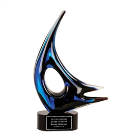 Art Glass Award | Glass Art Sculpture Trophy