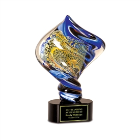 Art Glass Award | Glass Art Sculpture Trophy