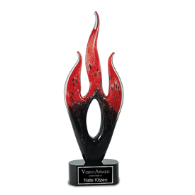 Art Glass Award | Glass Art Sculpture Trophy