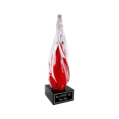 Art Glass Award | Glass Art Sculpture Trophy