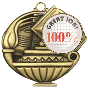 100 Percent Medal