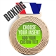 Boxing Full Color Insert Medal