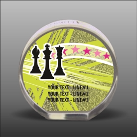 Full Color Printed Chess Acrylic Award