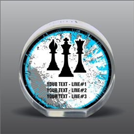 Full Color Printed Chess Acrylic Award