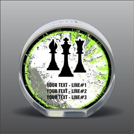 Full Color Printed Chess Acrylic Award