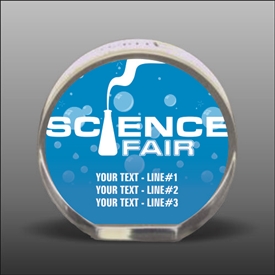 Full Color Printed Science Acrylic Award