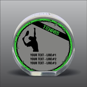 Full Color Printed Tennis Acrylic Award