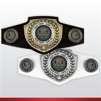 Champion Award Belt for Fencing