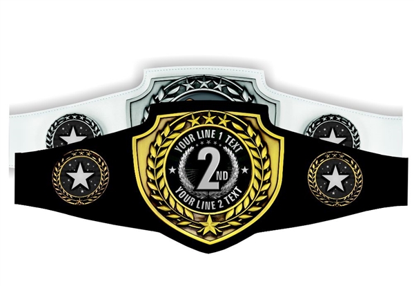 2nd Place Championship Belt | Award Belt for Second Place