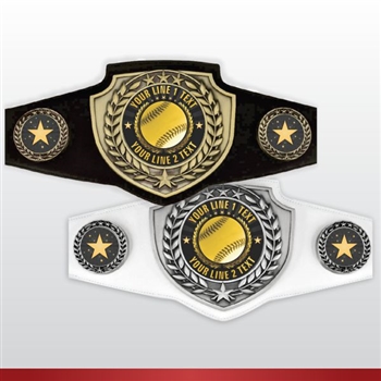 Champion Belt | Award Belt for Softball