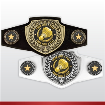 Champion Belt | Award Belt for Badminton