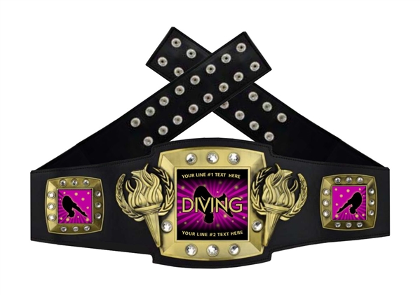 Championship Belt | Award Belt for Female Diving