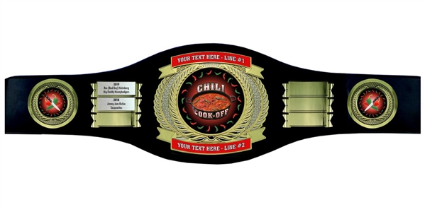 Perpetual Chili Cooking Champion Belt