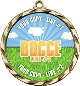 Bocce Ball Medal