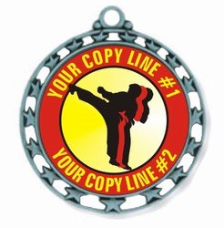 Martial Arts Medal 2-1/2&quot;