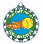 Softball Medal 2-1/2&quot;