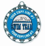 Swimming Medal 2-1/2&quot;