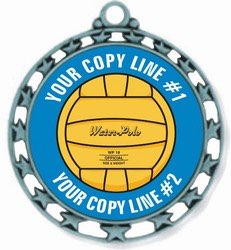 Water Polo Medal 2-1/2&quot;