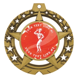 Female Body Building Medal