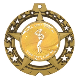 Female Body Building Medal