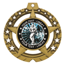 Male Body Building Medal