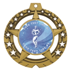 Male Body Building Medal