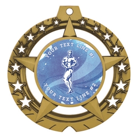 Male Body Building Medal