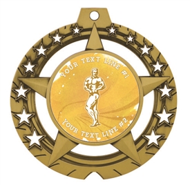 Male Body Building Medal