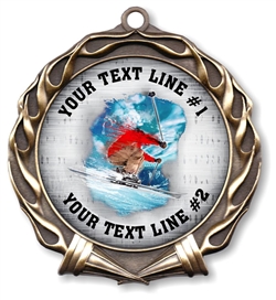 Downhill Ski Medal