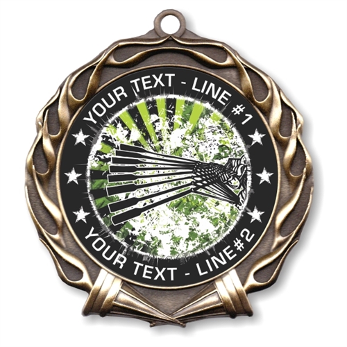 Custom Text Crewing Medal