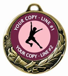 Figure Skating Medal 2-3/4&quot;