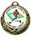 Football Medal 2-3/4&quot;