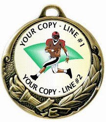 Football Medal 2-3/4&quot;