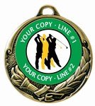 Golf Medal 2-3/4&quot;