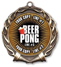 Beer Pong Medal